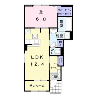 アルベロ【1階】の間取り