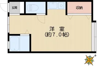 壱番館小林【1階】の間取り