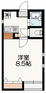 ハイム池田II【2階】の間取り