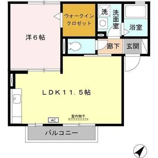 ミーティア【2階】の間取り