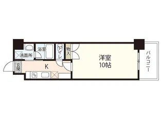 ラメール舟入【8階】の間取り
