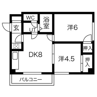 アステリア【3階】の間取り