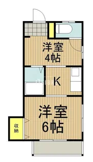 飯塚荘【2階】の間取り