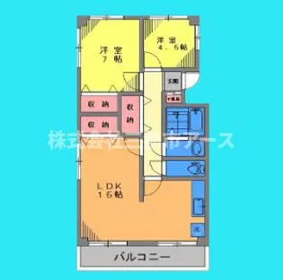 池第一コーポ【1階】の間取り