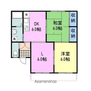サンパークK【1階】の間取り