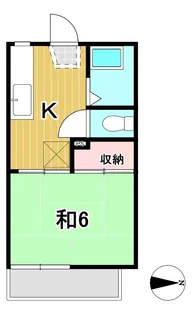 ハイツ清風【2階】の間取り