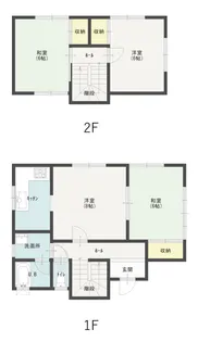 山形県酒田市北新橋2【一戸建】の間取り