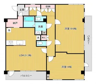 埼玉県川口市西川口2【マンション】の間取り