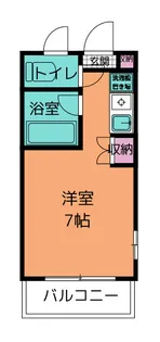 ルフェール室園【4階】の間取り