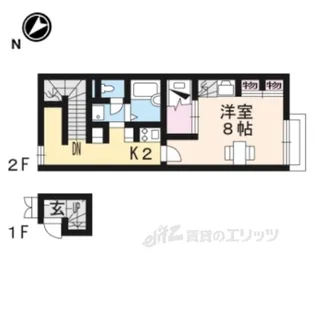 レオパレス菩提寺【2階】の間取り