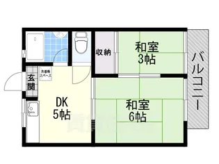 田中ハイツ【1階】の間取り