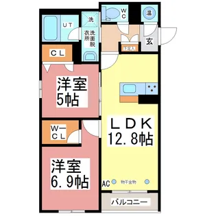 ベレオFK【3階】の間取り