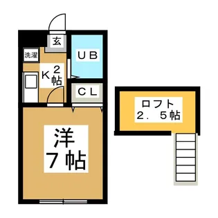 飛翔館【2階】の間取り