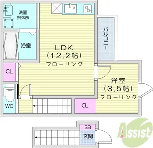 Y-スタイル【2階】の間取り