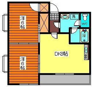 レジデンス堀反【5階】の間取り