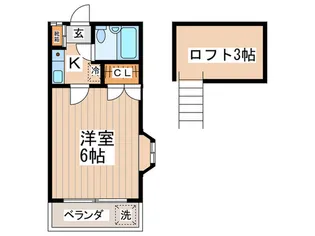 モントリーエイト【1階】の間取り