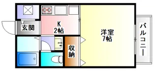 ラピス広野【1階】の間取り