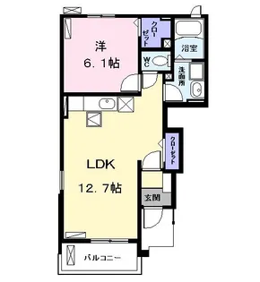 ローレル II【1階】の間取り