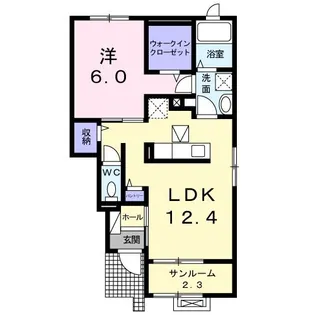 フォレスタ・A【1階】の間取り