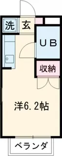 グロウス国立III【2階】の間取り