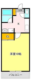 ハートフルマンション【1階】の間取り