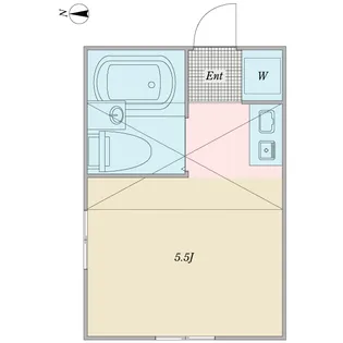 Plumeria菊名【2階】の間取り