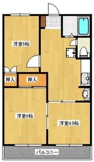 メゾンフォレスト【2階】の間取り