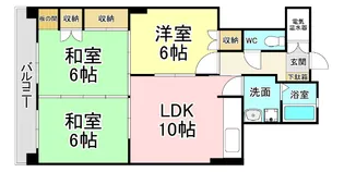 サンライフ小倉【3階】の間取り