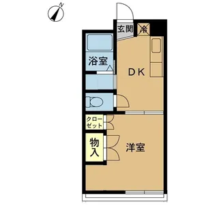 コーポ鈴蘭【1階】の間取り