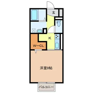 カルマート【2階】の間取り