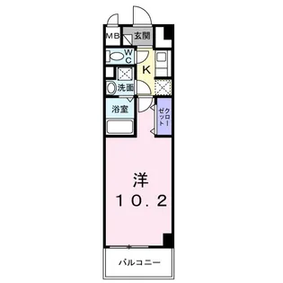 シティー柳町【6階】の間取り