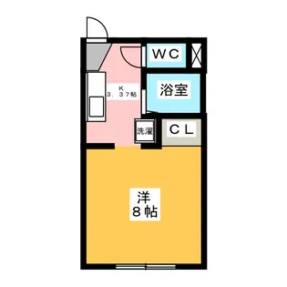 リバティー富本【1階】の間取り