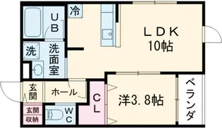 新潟県新潟市中央区上大川前通5番町【アパート】の間取り
