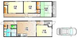 兵庫県神戸市垂水区多聞台2【一戸建】の間取り