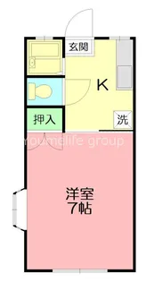 サンライズII【1階】の間取り