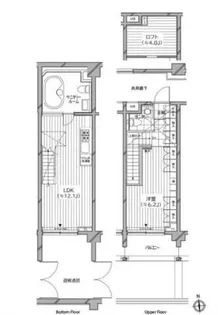 カスタリア麻布十番七面坂の間取り