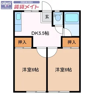 セイラカルム【2階】の間取り