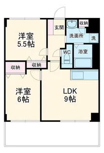 メゾン・ド・カカウェット【1階】の間取り