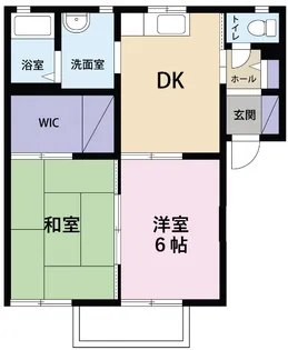 メルベーユ新梨【2階】の間取り