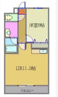 ハバードリーム3番館【3階】の間取り