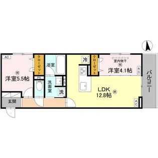 D-room東矢倉【1階】の間取り