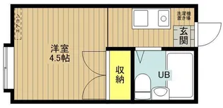 グリ-ンハイツ B【2階】の間取り