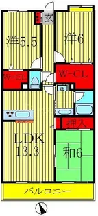 INSURANCE BLDG.VIII【2階】の間取り