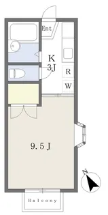 シャンテK【2階】の間取り