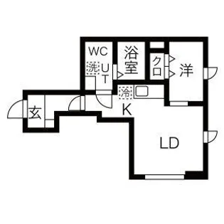 メリディアン川平参番館【1階】の間取り
