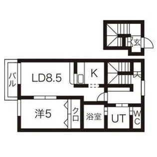 ジャンティ泉【2階】の間取り