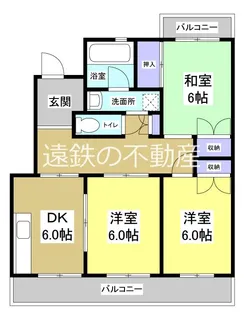 コートビレッジ山手B【3階】の間取り