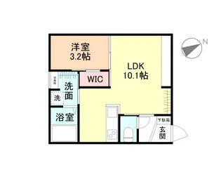 インテグラル戸破【1階】の間取り