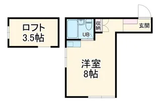 レジデンシャル大倉山【2階】の間取り