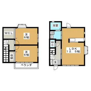東京都立川市栄町6【一戸建】の間取り